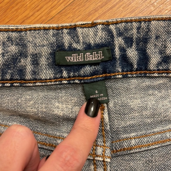 Wild Fable Target Denim Mini Skirt - Picture 4 of 6